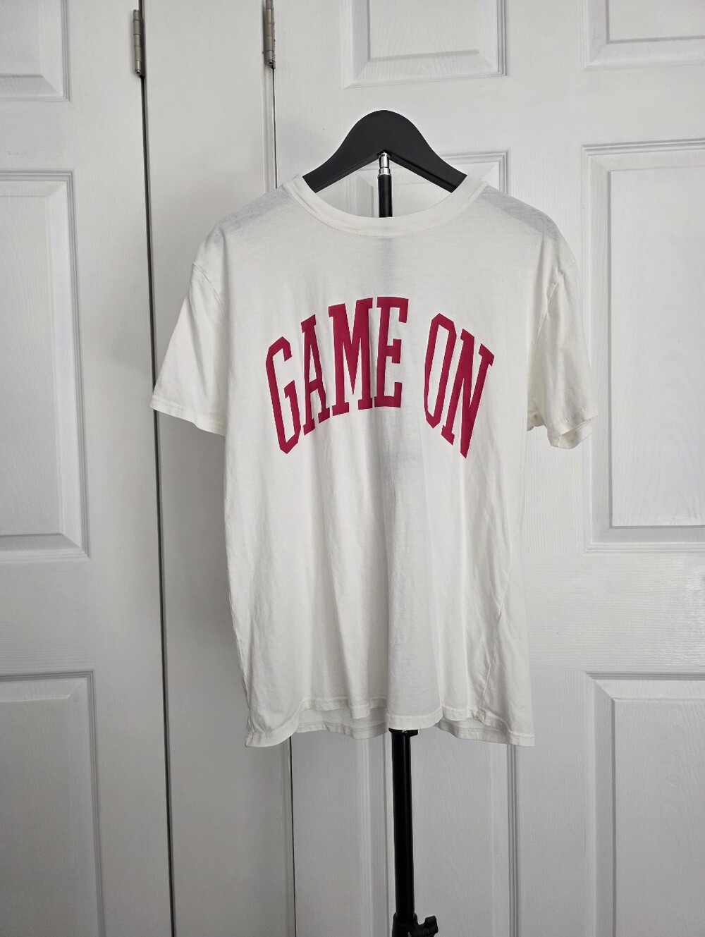 Z Supply White Tee GAME ON Print